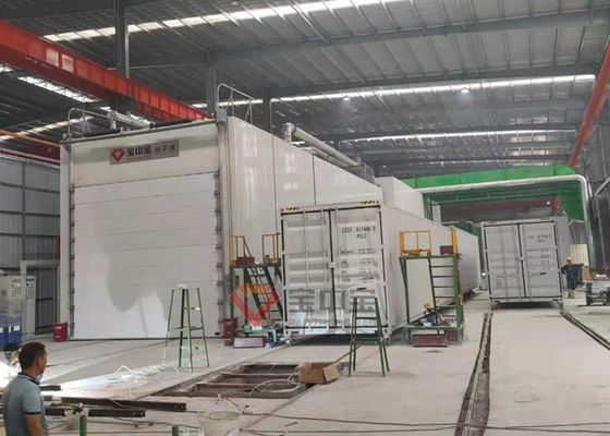 calidad Línea de pintura de la cabina de espray del contenedor para el envase estándar fábrica