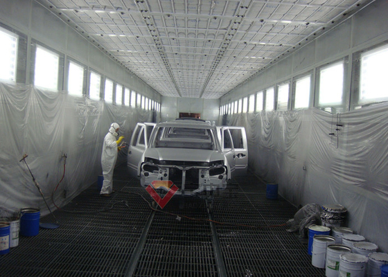 Continúe la línea de pintura auto automática línea de pintura automotriz
