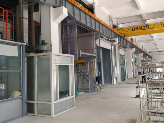 calidad BZB 90min fijó la cadena de producción de pintura con el sistema de la pintura de la cortina de agua fábrica