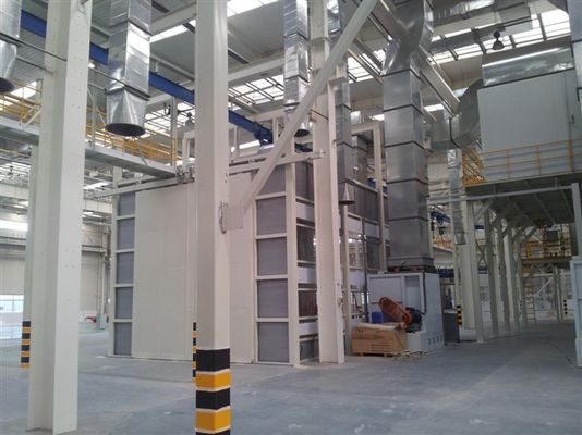 calidad Cabina líquida automática de la pintura de la producción de la industria fábrica