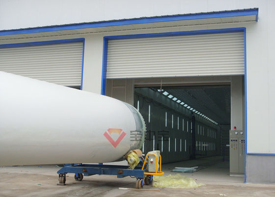La turbina de viento grande del sitio del espray de la cuchilla del viento de Customied se eleva los equipos de pintura